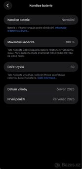 iPhone 16 Pro Max 256 GB – TOP stav, 100% baterie 69 cyklů - 8