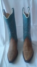 Boty kožené westernové jezdecké vel.38 - 8