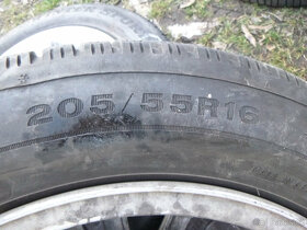 4x orig.alu bmw (5x120) zimní pneu 205/55 r16 - 8