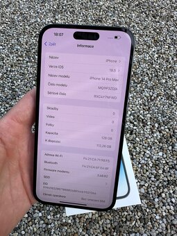 iPhone 14 pro max - baterie 100% - 8