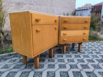 Retro noční stolky František Mezulánik - 70. léta - 8
