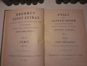 Alfred Brehm, Brehmův život zvířat I.-IV. (11 svazků) 1926 - 8