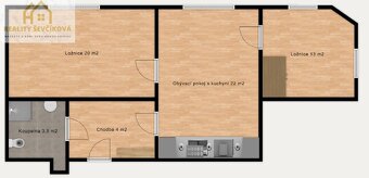 Pronájem 3+kk po kompletní rekonstrukci, 62 m2 – Habrmanova - 8