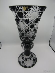 set vázy barevný křišťál ceasar crystal dekor Flake - 8