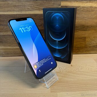 iPhone 12 Pro Max 128GB, 100% baterie, modrý (rok záruka) - 8