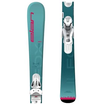 Lyže 130 cm+hůlky 105cm, lyžáky 25cm, vak,vak - 8