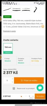 Řidítka a Představec Ritchey WCS Trail nový +Gripy - 8