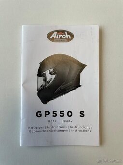 AIROH GP 550S VENON - (bílá/černá/fluo) - 8