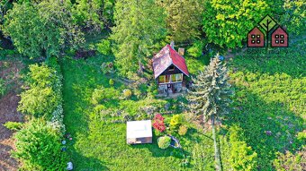 Chata, OV, plocha 40 m2, sklep 16 m2, dobrý stav, zahrada 10 - 8