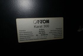 Německé HiFi komponenty ITT 2x130W CANTON Karat 300 - 8