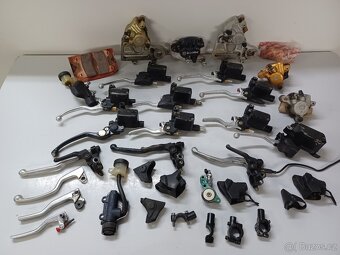 KTM LC4 640 - 620 KOLA, TLUMIČE, PUMPY, BRZDIČE ... - 8