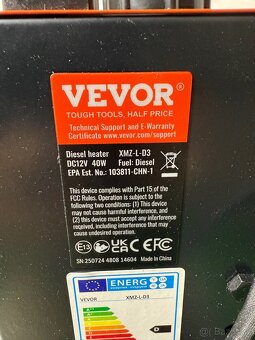 Dieselový ohřívač vzduchu All-in-one 12V 8KW - 8