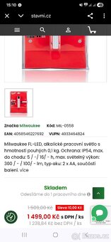 Milwaukee FL-LED je svítilna s vysokým - 8