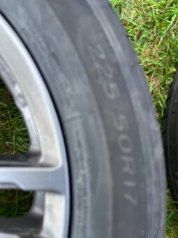 Prodám kompletní sadu alu kol 5x112/17 pneu 225-50-17 - 8