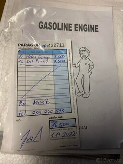 čtyřtaktní motor17hp s el.start,přestavba pf62 (VIDEO) Pf 62 - 8