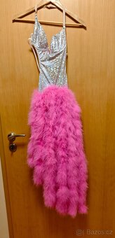 Taneční šaty - latina, růžové - 8