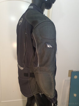 Mohawk MVS-1 Kůže Textil bunda na moto Harley XL - 8