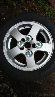 Original alu kola Škoda 14" - 8