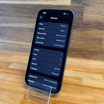 IPhone 14 Pro 128GB, fialový, eSIM (rok záruka) - 8