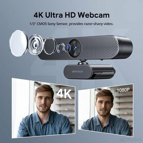 Webkamera DEPSTECH DW50 4K stativ dálkové ovládání - 8
