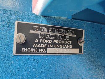 Traktor Fordson major Diesel r.1954 - 8