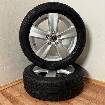 VW CADDY III 5x112 R16 ET50+LETNÍ 205/55R16 7/6mm - 8