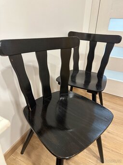 Gastronomické dřevěné židle, exra stabilní, nadčasové, 80KS - 8