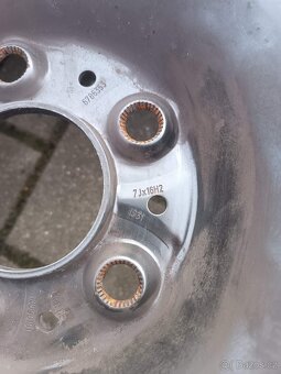 459. Plechové disky R16 BMW + Poklice + zimní pneu. - 8
