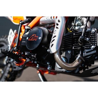 Pitbike Leramotors Thunder 125, poloautomat, 14/12, orange - 8