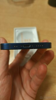 Apple iPhone 12mini 64GB blue,baterie 85%,slušný stav,záruka - 8