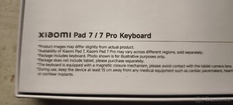 Originál klávesnice na Xiaomi 7 Pro - 8