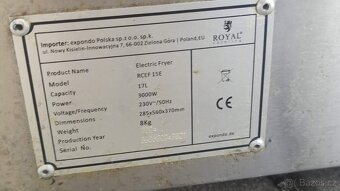 Elektrická Gastro friteza 17 l - 8