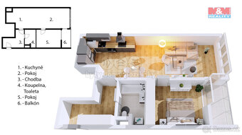 Prodej bytu 2+kk, 63 m², Praha, ul. V háji - 8