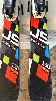 Dětské lyže Lušti 130 cm+ rostoucí práskače 36-40 - 8