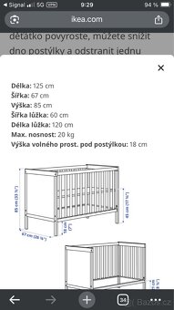 Dětská rostoucí postýlka - 8