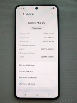Samsung A56 5G 8/256 Gb - 8
