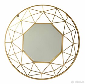 Luxus design zrcadlo zlaté průměr 89 Cm - 8