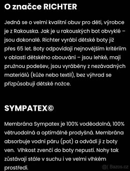 Zimní boty Richter vel 22 - 8