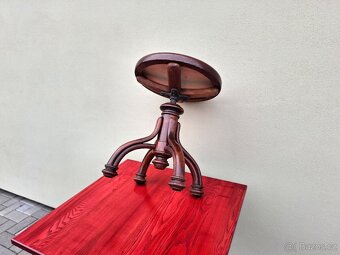 Secesní klavirní stolička THONET - 8