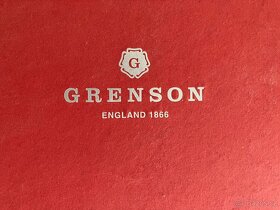 Modré semišové rámové chukkas Grenson - 8