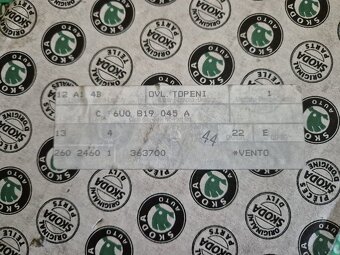 ovládání topení Škoda Felicia 1.9d 6U0819045A - 8