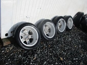ALU kola 4x100 6,5x15 ET37 s pneu 205/55 R15 - 8