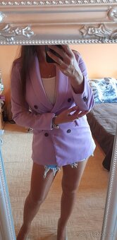 Shein fialkové sako - 8