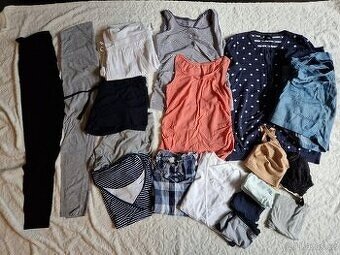 Těhotenské oblečení S/M (23ks) - 8