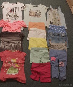 Různé dívčí oblečení vel 112-134 - 8