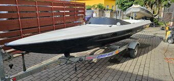 Motorový člun po kompletní rekonstrukci + vlek + motor 23hp - 8