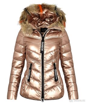 LUXUSNÍ PROŠÍVANÁ BUNDA ♣ CELEBRITY STYL ♣ VEL.XL - 8