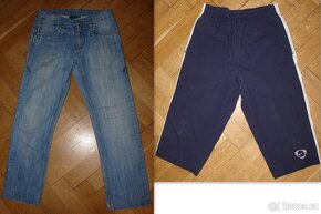 +++ 16x chlapecké kalhoty, tepláky, kraťasy vel.134-170 +++ - 8