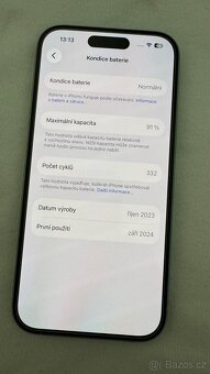 iPhone 15 / 256GB - Green - 8