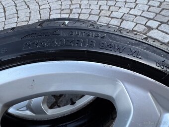 Alu r18 4x108 Peugeot letni pneu 225/40r18 - 8